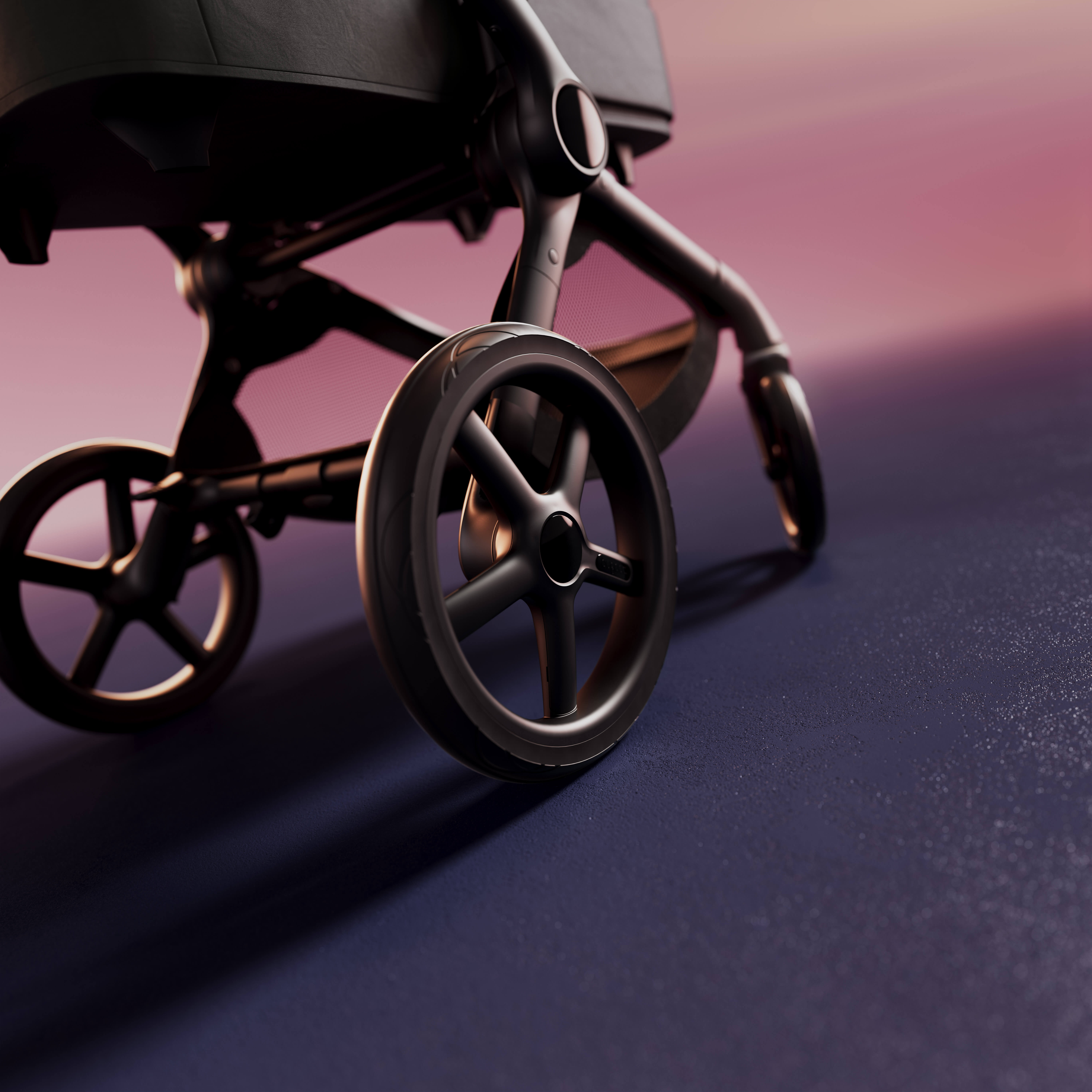 Bugaboo Fox/Dragonfly/Lynx/Bee handlebar grips BLACK Black Bugaboo